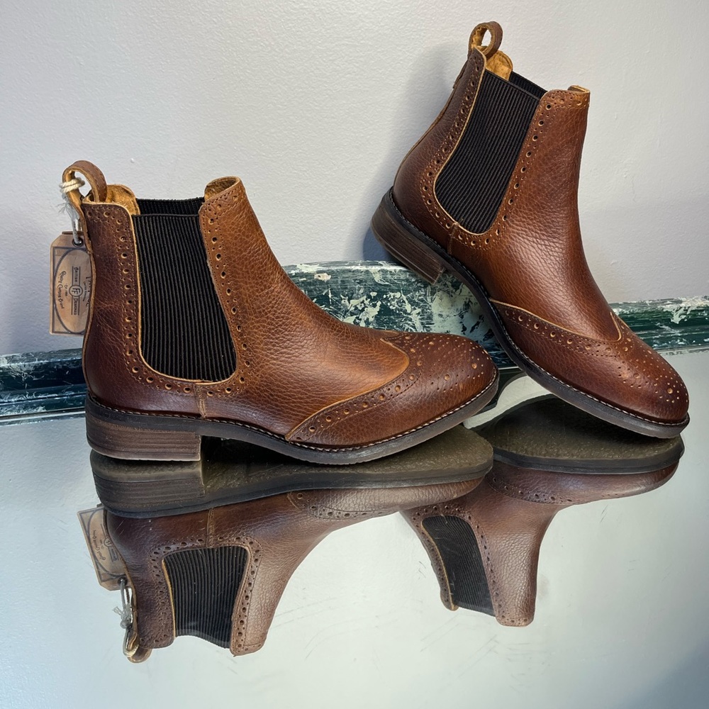 Fat Face Chelsea Brogue Boots.